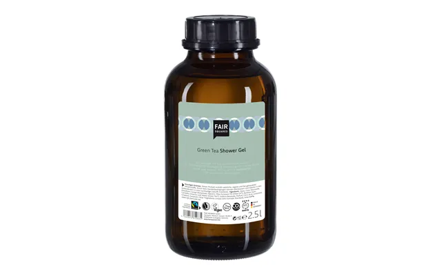 Fair Squared - Storkøb 2,5 Liter Flydende Økologisk Shower Gel Med Green Tea