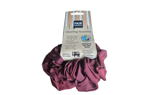 Fair Squared - Upcycling-scrunchie