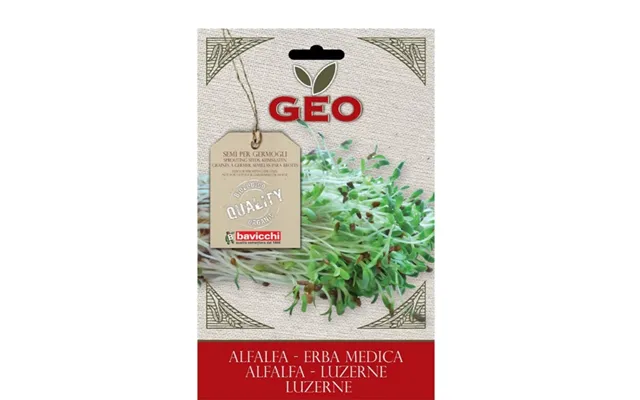 Geo Greens - Økologisk Lucernefrø Til Spiring 30g