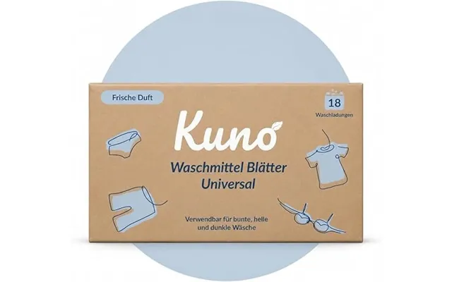 Kuno - Vaskemiddel I Ark 18 Stk.