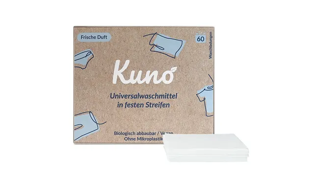 Kuno - Vaskemiddel I Ark 60 Stk.