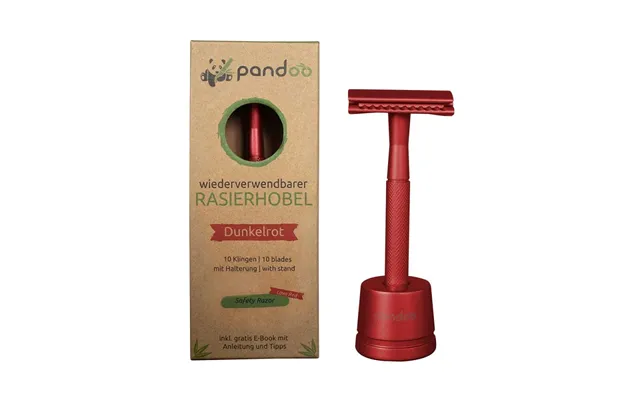 Pandoo - Barberskraber I Lavarød Metal