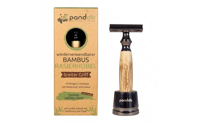 Pandoo - Barberskraber Med Kraftigt Bambus Skaft