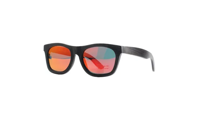 Pandoo - Mørk Bambus Polaroid Solbrille