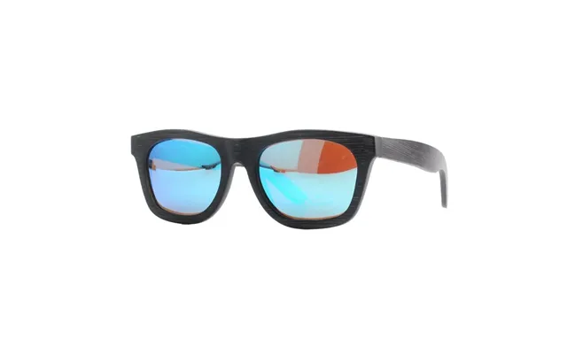 Pandoo - Mørk Bambus Polaroid Solbrille
