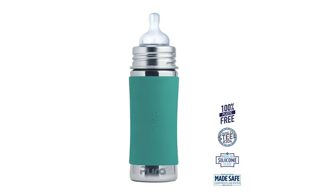 Pura - Kiki Baby Sutteflaske 3 Mdr. Moss 325ml