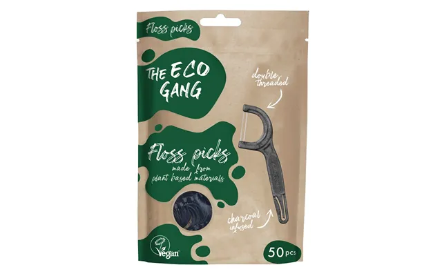 The Eco Gang - Tandtrådsbøjler Dobbeltstrenget Med Charcoal