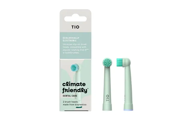 Tio - Tiomatik 2-pak El Tandbørstehoveder Medium