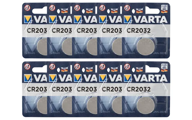 10 X 1er Batteri Cr2032