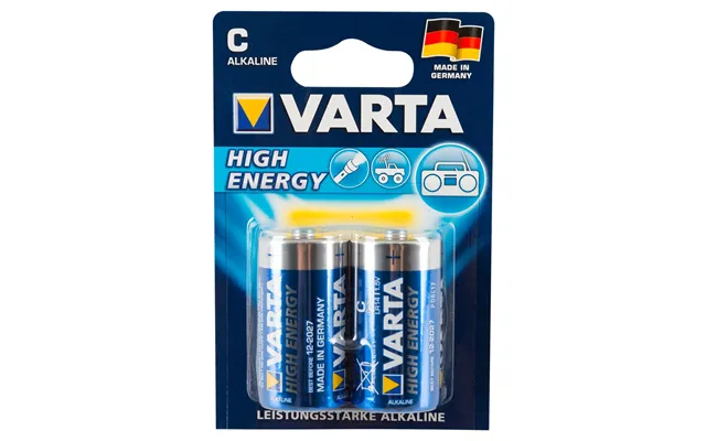 2 Stk. Varta-batterier C