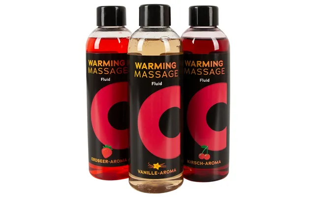 3-delt Massage-gel-sæt Warming Massage