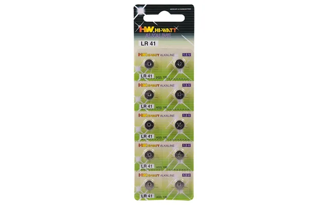 Batterier Lr41 10stk