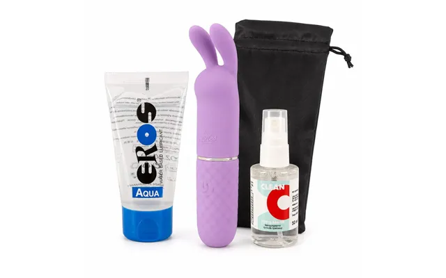 First Vibrations - Startersæt Med Klitorisvibrator, Glidegel, Toyrens Og Toybag