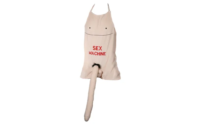 Forklæde Sex Machine Med 52 Cm Lang Plys-penis