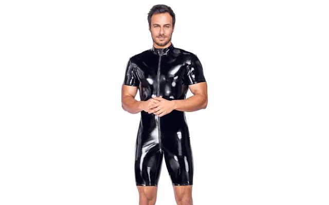 Lak-playsuit Med 3-vejs Lynlås