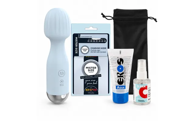 Officially Single - Me Time & Ready To Mingle-sæt Med Mini-massagestav, Kondomer, Glidecreme, Toy Cleaner Og Opbevarings