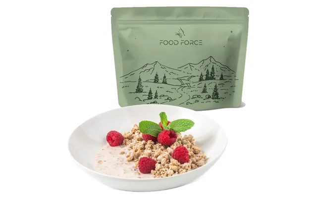 Food Force Granola Müsli Med Hindbær 100g 430 Kcal - Mad