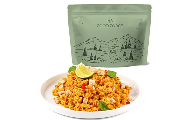 Food Force Thailandisk Stil Ris M Kylling 147g 585kcal - Mad