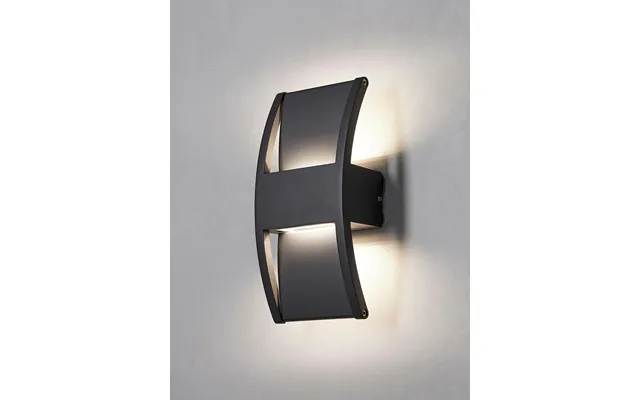 Nielsen Light Lærk Udendørs Væglampe Up Downlight Antracit