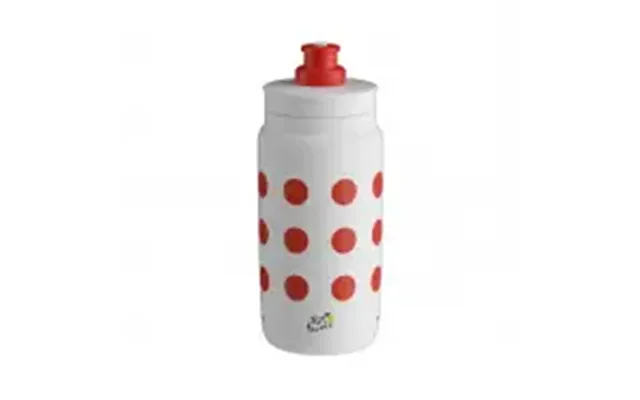 Elite Bottle Fly Teams 2024 Tour De France Red Polka Dot 550 Ml - Drikkeflaske