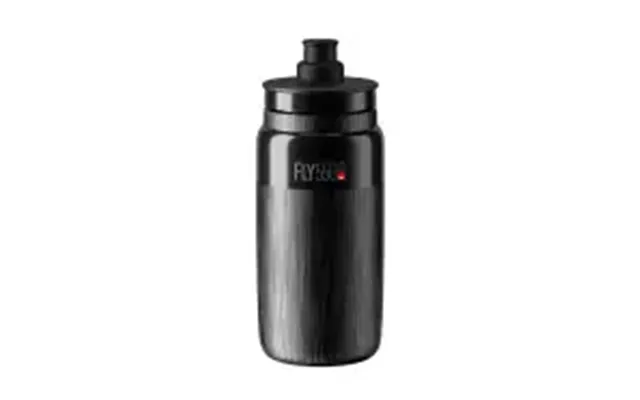 Elite Bottle Fly Tex Black, Grey Logo 550ml - Drikkeflaske