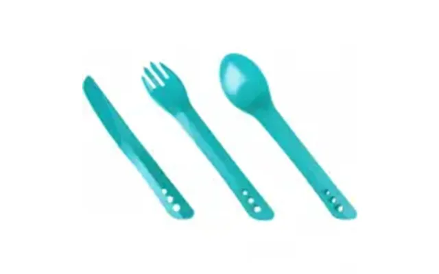 Lifeventure Ellipse Cutlery Set, Teal - Bestik