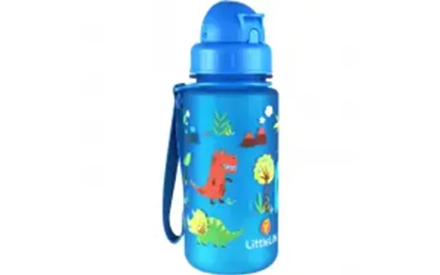Littlelife Water Bottle, Dinosaurs, 400ml - Drikkeflaske