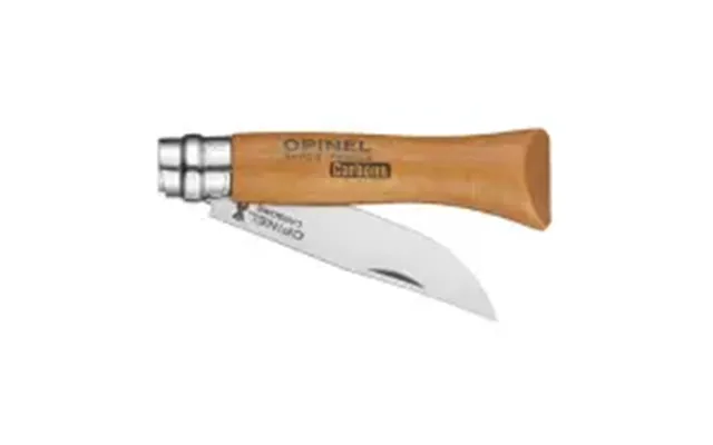 Opinel N6 Carbon Steel 7,0 Cm. Bøg - Bøg