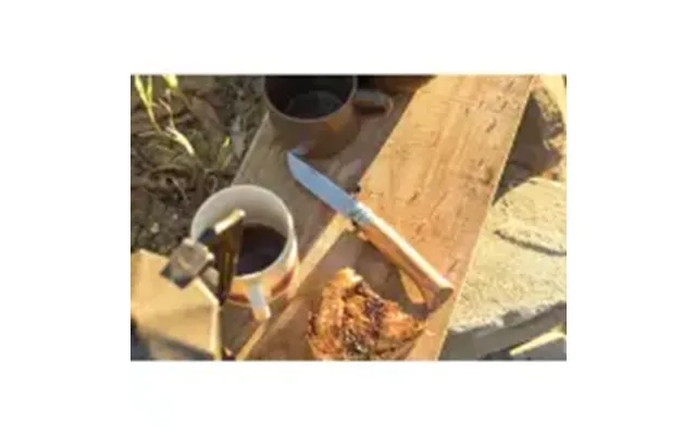 Opinel Nâ 8 Stainless 8,5 Cm. Oliven - Olivengrønn