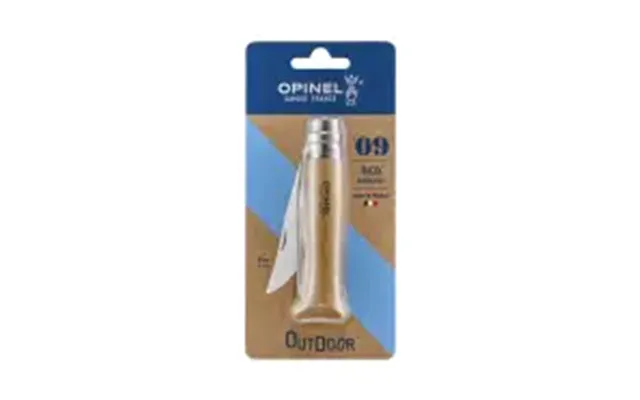 Opinel Nâ 9 Stainless 9,0 Cm. Bøg Blister - Kniv