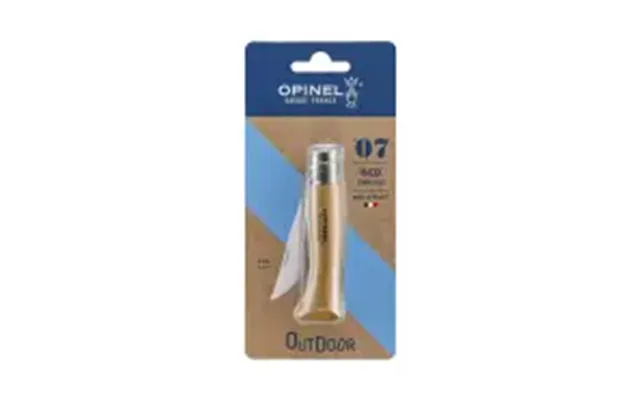 Opinel No7 Stainless 8,0 Cm. Bøg Blister - Kniv
