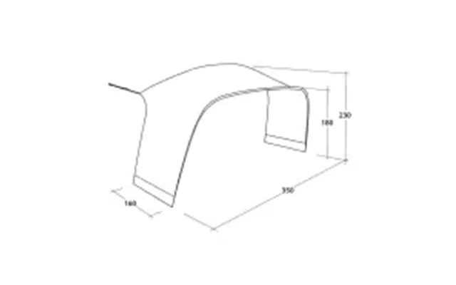 Outwell Wakefield L Tent Connector - Tilbehør Til Telte
