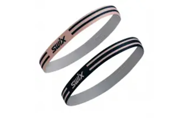 Swix Vantage Elastic Hairbands 2pk - Dark Navy Peach Whip