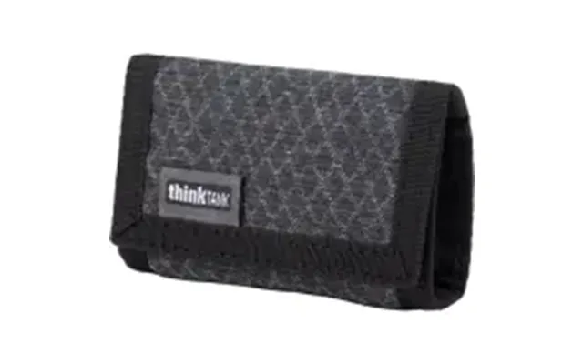 Think Tank Secure Pocket Rocket Mini Wallet With Strap Holds 4 Cf Cfe Or 6 Sd Microsd Slate Black - Taske