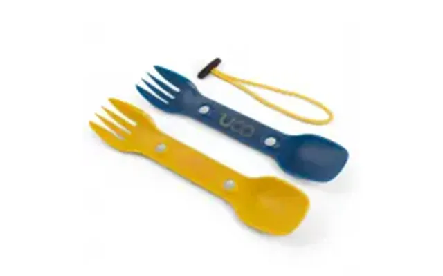 Uco Eco Utility Spork 2-pack Berry-must - Bestik