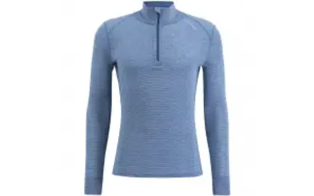 Ulvang Rav 100% Turtle Neck W Zip Ms - Indian Teal Smoke Blue