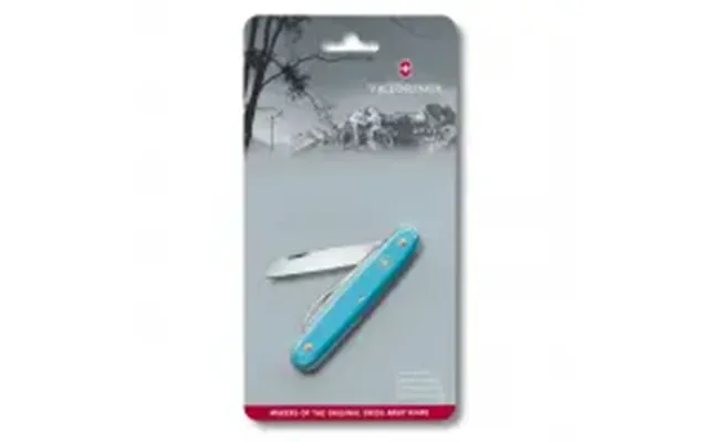 Victorinox Floral Knife Light Blue With Straight Blade 55 Mm - Kniv