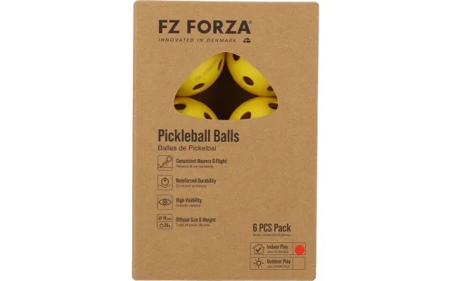 Fz Forza Indendørs Pickleball Bolde 6 Stk.