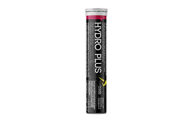 Purepower Hydrotabs Elektrolytter Hindbærsmag 1 Rør Med 20 Tabletter