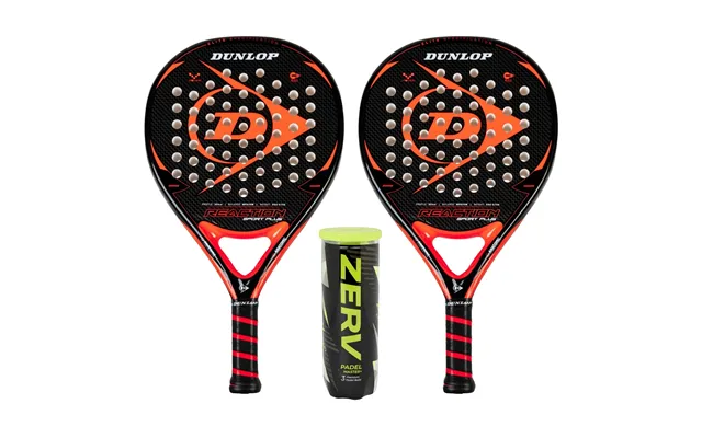Dunlop Padel Pakketilbud Dunlop Reaction Sport Plus Orange Zerv Padel Master - Old