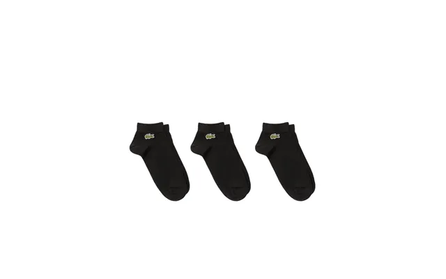 Lacoste Sport Low-cut Cotton Strømper 3-pak Sort