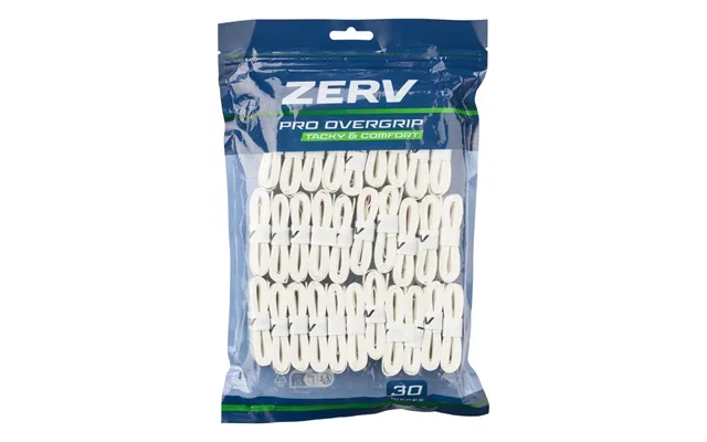Zerv Pro Overgrip 30-pack White
