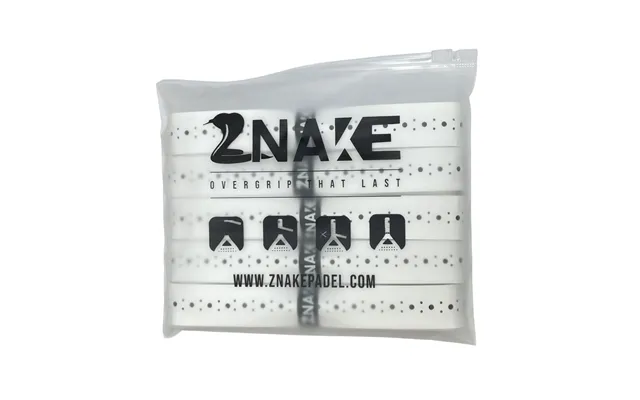 Znake Viper Padel Sticky Overgrip 5-pack White