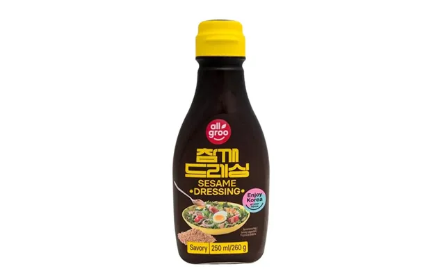 Allgroo Sesame Dressing 250 Ml. - Sushi Soja, Dressing Og Saucer
