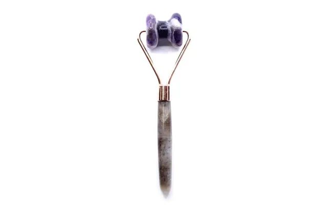 Ametyst Kæbelinje-rulle Gemstone Jawline Roller - Badeværelsestilbehør