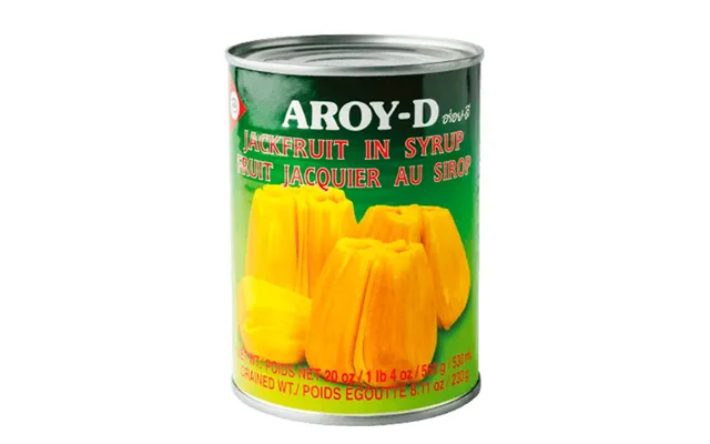Aroy-d Jackfrugt Jackfruit I Syrup 530 Ml. - Grønt Og Frugt På Glas Og Dåse