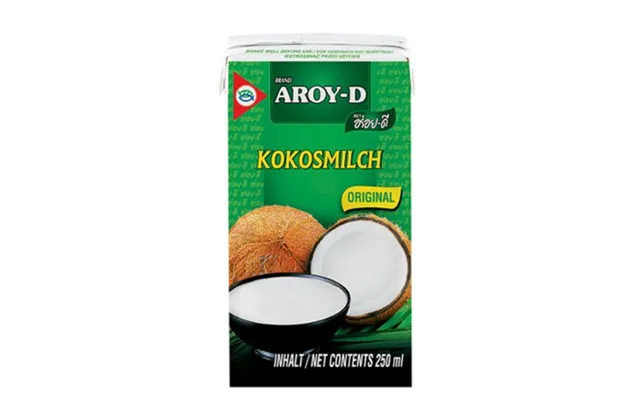 Aroy-d Kokosmælk 17-19% Original 250 Ml. - Kokosmælk
