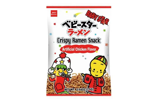 Baby Star Crispy Ramen Snack Original Hosomen 75 G. - Jul 2021