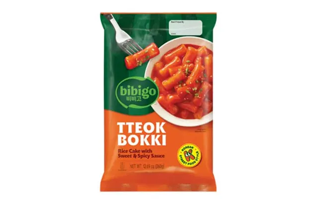 Bibigo Tteokbokki Rice Cake Med Sweet & Spicy Sauce 360 G. - Riskager Tteokbokki