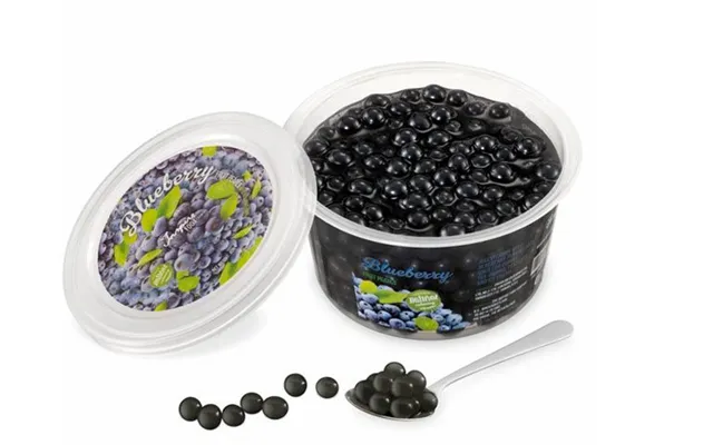 Boba Frugtperler Med Blåbær 450 G. - Boba Perler